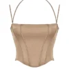 Chantelle Latte Satin Korsetter