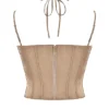 Chantelle Latte Satin Korsetter
