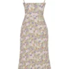Charlotte Peony Print  Midi Sommerkjoler