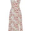 Charlotte Rose Print Korsetter Midi Sommerkjoler