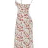 Charlotte Rose Print Korsetter Midi Sommerkjoler
