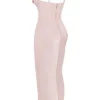 Charmaine Blush Pink Korsetter-Maxikjole