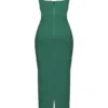 Charmaine Forest korsetter-maxidress