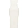 Charmaine Ivory korsetter-maxidress
