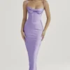 Charmaine Lavender korsetter-maxidress