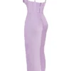 Charmaine Lavender korsetter-maxidress
