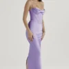 Charmaine Lavender korsetter-maxidress