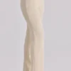 Chiara Vintage Ivory Crepe Straight Leg Bukser