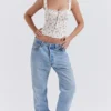 Chicca Rose Print Floral Topper