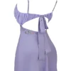 Christa brodert lavendel minikjole