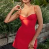 Christiana rød minikjole