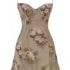 Christiana Vintage blomstret minikjole