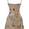 Christiana Vintage blomstret minikjole