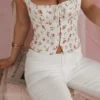 Cleo Ivory Linen Mix-bukser