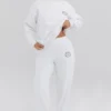 Coast hvite joggebukser med fleece på baksiden