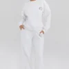 Coast hvite joggebukser med fleece på baksiden