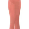 Colette Rose Satin Midi-skjørt med lav midje