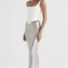 Colette Shimmer Champagne Midi-skjørt
