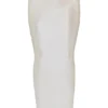 Colette Shimmer Champagne Midi-skjørt