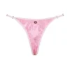 Cote DAzur rosa paisley-stringbikinier