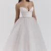 Countess French Dove Tulle Midi-kjoler