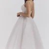 Countess French Dove Tulle Midi-kjoler