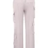 Daria Crystal Satin Cargo-bukser med rette ben