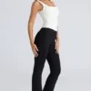 Drape Neck Ivory Korsetter Top