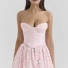 Duchess Ballerina rosa korsetter, skjørt og Boleroer