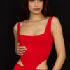 Edetta Scarlet Mesh-korsetter
