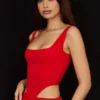 Edetta Scarlet Mesh-korsetter