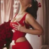 Edetta Scarlet Mesh-korsetter