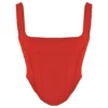 Edetta Scarlet Mesh-korsetter