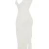 Eleanora Ivory Plunge Maxi Kjol