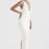 Eleanora Ivory Plunge Maxi Kjol