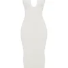 Eleanora Ivory Plunge Maxi Kjol