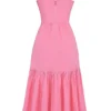 Elia French Pink Midi Sommerkjoler