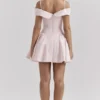 Elida Ballerina rosa minikjole med bare skuldre