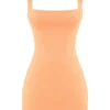Enya Apricot korsetterminikjole