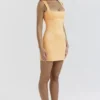 Enya Apricot korsetterminikjole