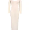 Everly Blush Mesh Maxi-kjoler med Bodys