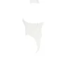 Farrah Ivory Satin Wrap Neck Bodys