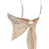 Fernanda kremfarget paisley-topper i blonder