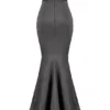 Fleur Shadow Satin Strapless Aftenkjoler