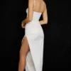 Flora Ivory Satin Korsetter Kjoler