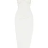 Flora Ivory Satin Korsetter Kjoler