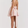 Florianne Soft Peach Sløyfe-minikjole