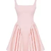 Florianne Soft Peach Sløyfe-minikjole
