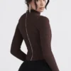 Georgina Cocoa strikket korsetter