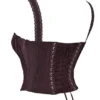 Gini Rich Brown Lace Back Korsetter